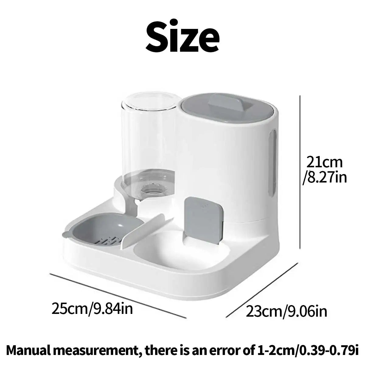 Dual-Purpose Pet Feeder - Drinking and Feeding Unit