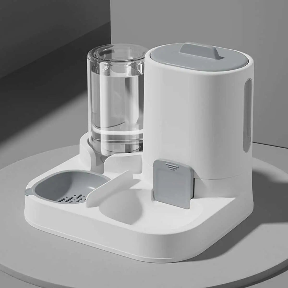 Dual-Purpose Pet Feeder - Drinking and Feeding Unit